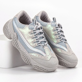 SHELOVET Scarpe sportive alla moda grigio 2