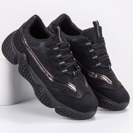 SHELOVET Scarpe sportive alla moda nero 1