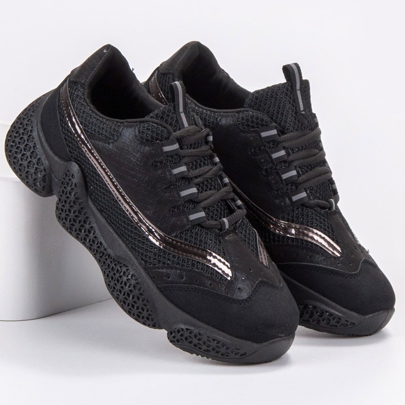 SHELOVET Scarpe sportive alla moda nero 1
