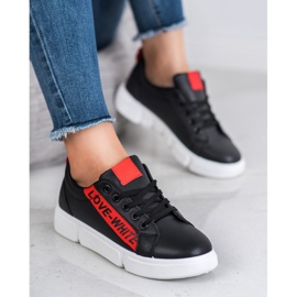 Jumex Adoro le scarpe sportive nero rosso 2