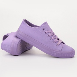 Sport Scarpe da ginnastica basse viola 1