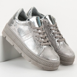 Bestelle Scarpe sportive argento grigio 1
