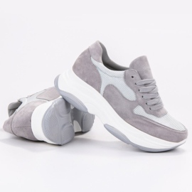 Ideal Shoes Sneakers grigio chiaro 1