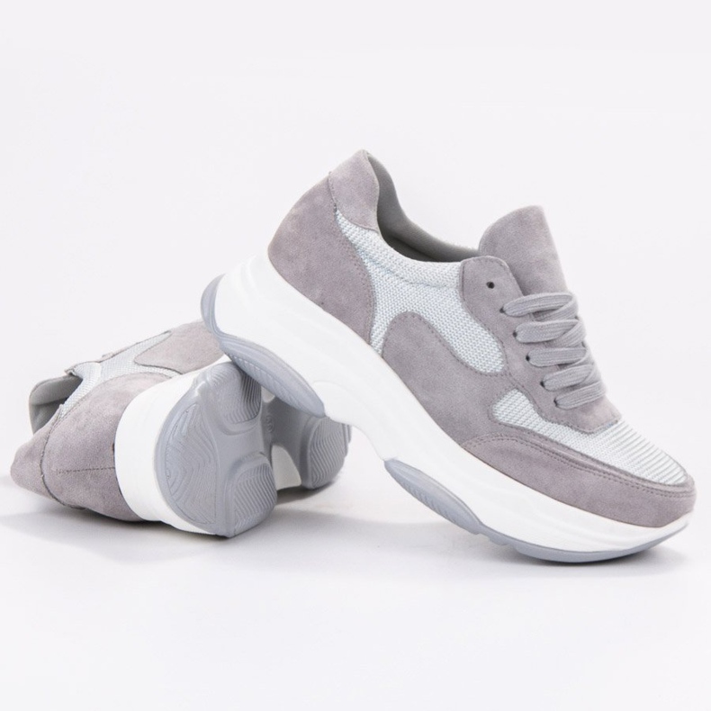 Ideal Shoes Sneakers grigio chiaro 1