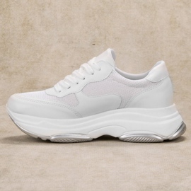 Ideal Shoes Scarpe da ginnastica bianche chiare bianco 1