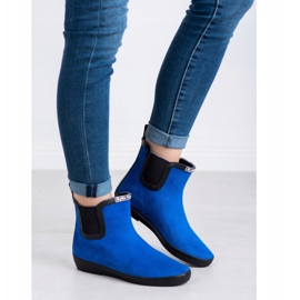 Kylie Galosce scamosciate da donna blu 1