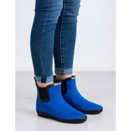 Kylie Galosce scamosciate da donna blu 2