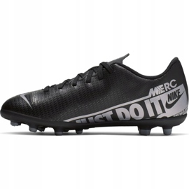 Nike Mercurial Vapor 13 Club FG / MG Jr AT8161 001 Scarpe da calcio nere nero nero 2