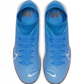 Nike Mercurial Superfly 7 Academy Ic M AT7975 414 scarpe da calcio blu 1