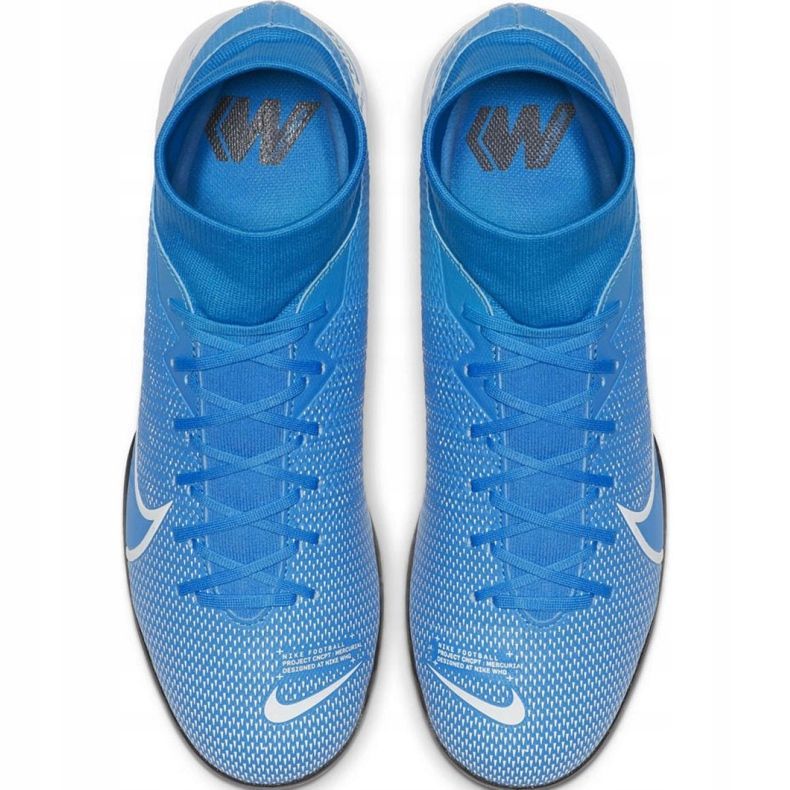 Nike Mercurial Superfly 7 Academy Ic M AT7975 414 scarpe da calcio blu 1