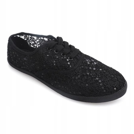 Sneakers sneakers Lace Z026 Nero 1