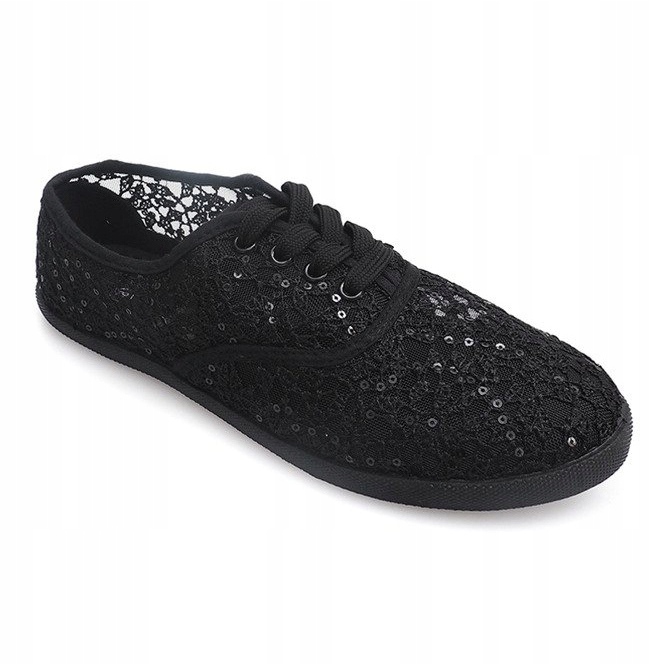 Sneakers sneakers Lace Z026 Nero 1