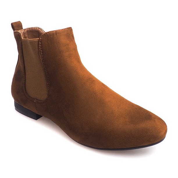Stivaletti Chelsea classici H531 Camel marrone 1