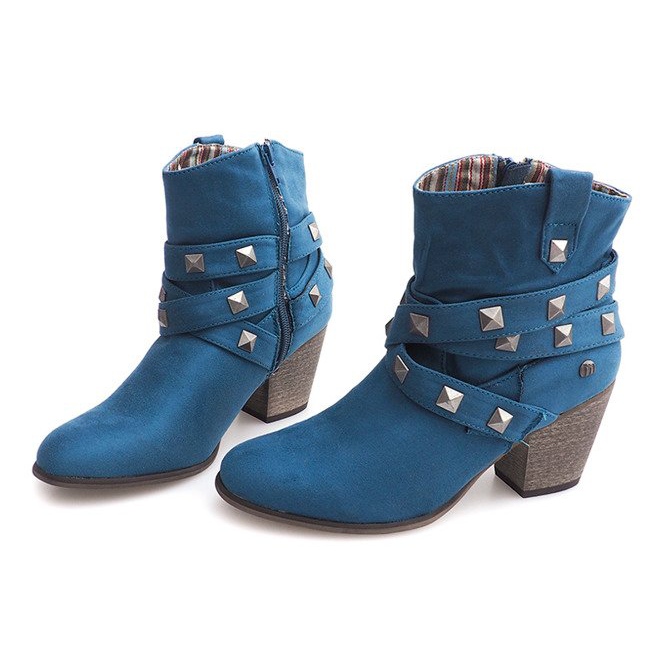 Stivali da cowboy 55579 Blu navy 1