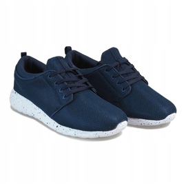 Scarpe sportive da uomo blu navy M634-1 1
