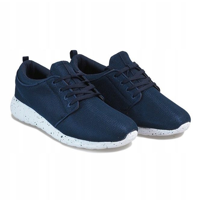 Scarpe sportive da uomo blu navy M634-1 1