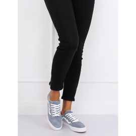 Sneakers donna blu B70A BLU/BIANCO 2