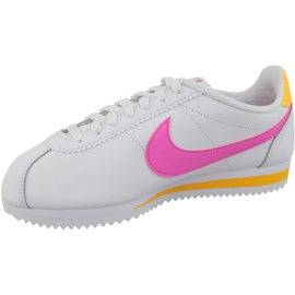 Nike Classic Cortez Leather W 807471-112 scarpe bianco 1