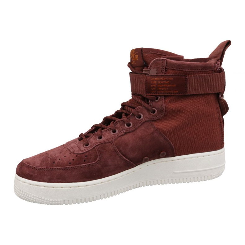 Scarpa Nike Air Force 1 Sf Mid M 917753-202 rosso 1