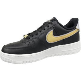 Nike Air Force 1 '07 Metallic W AR0642-002 scarpe nero 1