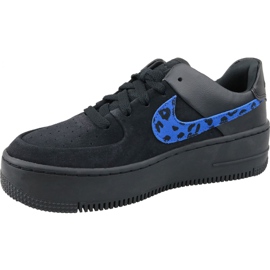 Nike Air Force 1 W Sage Lo Premium W BV1979-001 scarpe nero 1