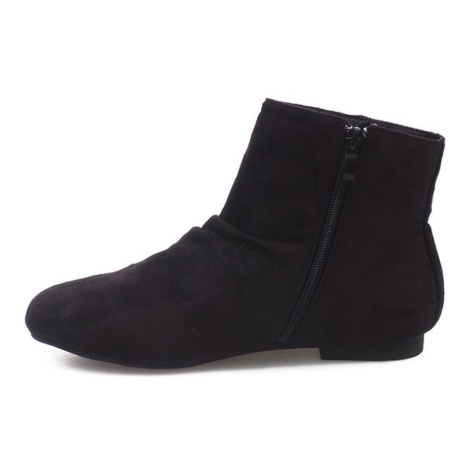 Stivaletti in pelle scamosciata Jodhpur 7-121 Nero 1