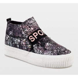 Sneakers nere 623 nero multicolore 1