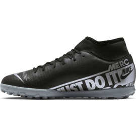 Nike Mercurial Superfly 7 Club Tf M AT7980-001 scarpe da calcio nero nero 2