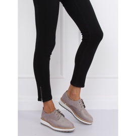 Grigio Mocassini grigi da donna C-7225 Grigio 1