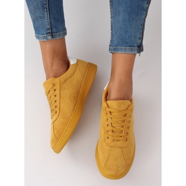 Sneakers da donna gialle LX-9857 Giallo 2