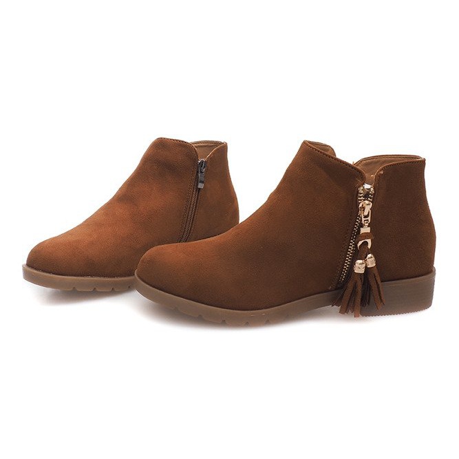 Stivaletti in pelle scamosciata Jodhpur 8565 Camel marrone 1