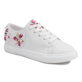 Sneakers Decorate 6182 Bianche bianco 1