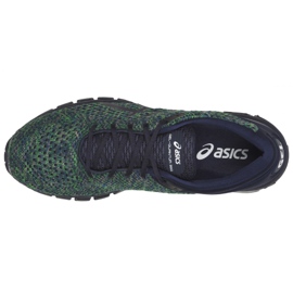 Scarpe da corsa Asics Gel-Quantum 360 Knit 2 M T840N-5884 blu navy 2