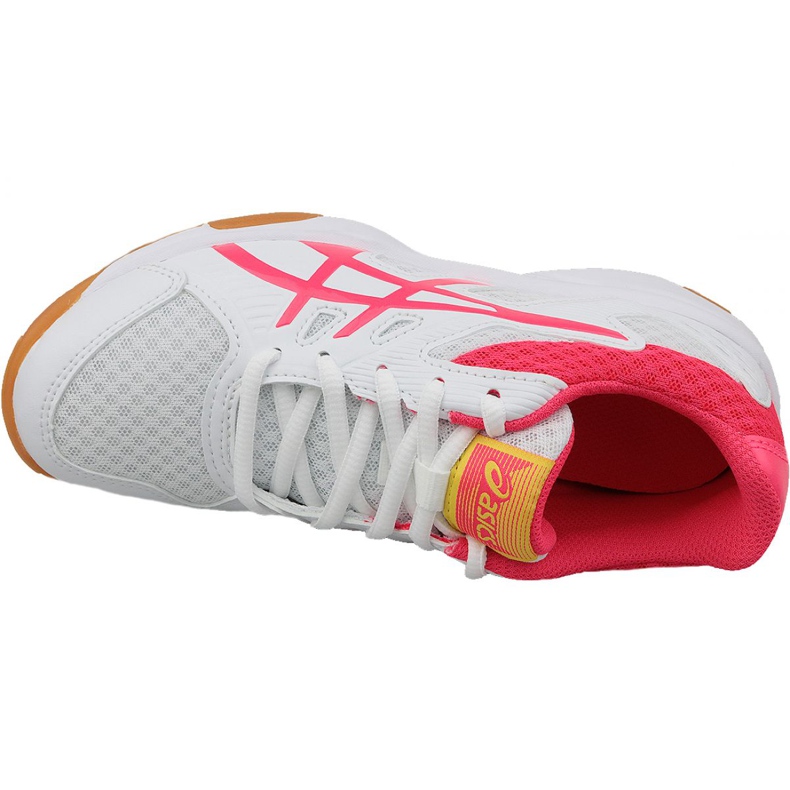Asics Upcourt 3 Gs Jr 1074A005-104 scarpe da pallavolo multicolore bianco 2