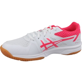 Asics Upcourt 3 W 1072A012-104 scarpe da pallavolo multicolore bianca 1