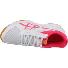 Asics Upcourt 3 W 1072A012-104 scarpe da pallavolo multicolore bianca 2