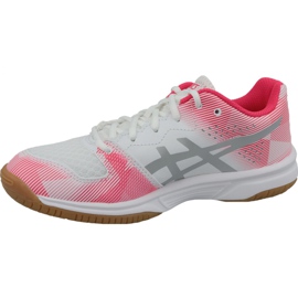 Scarpe da pallavolo Asics Gel-Tactic Gs Jr 1074A014-101 bianco grigio 1