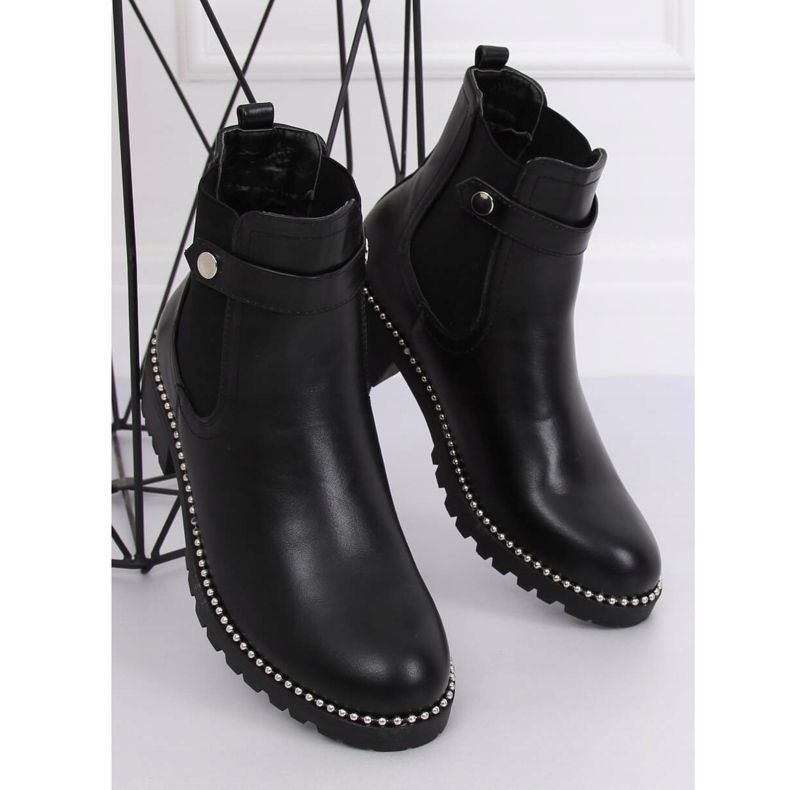 Stivali neri da donna Stivali Jodhpur NC886 Nero 1