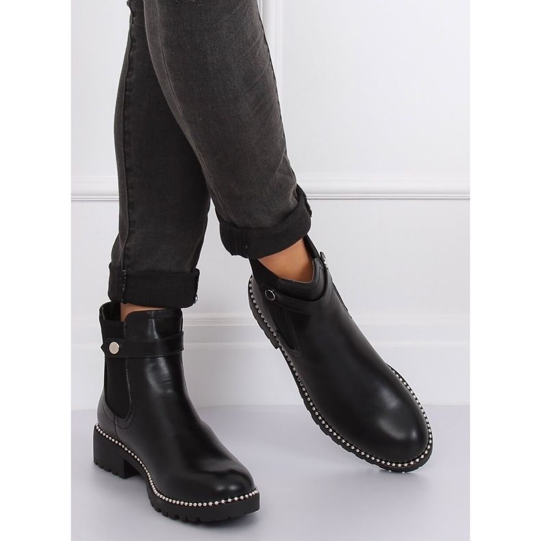 Stivali neri da donna Stivali Jodhpur NC886 Nero 2