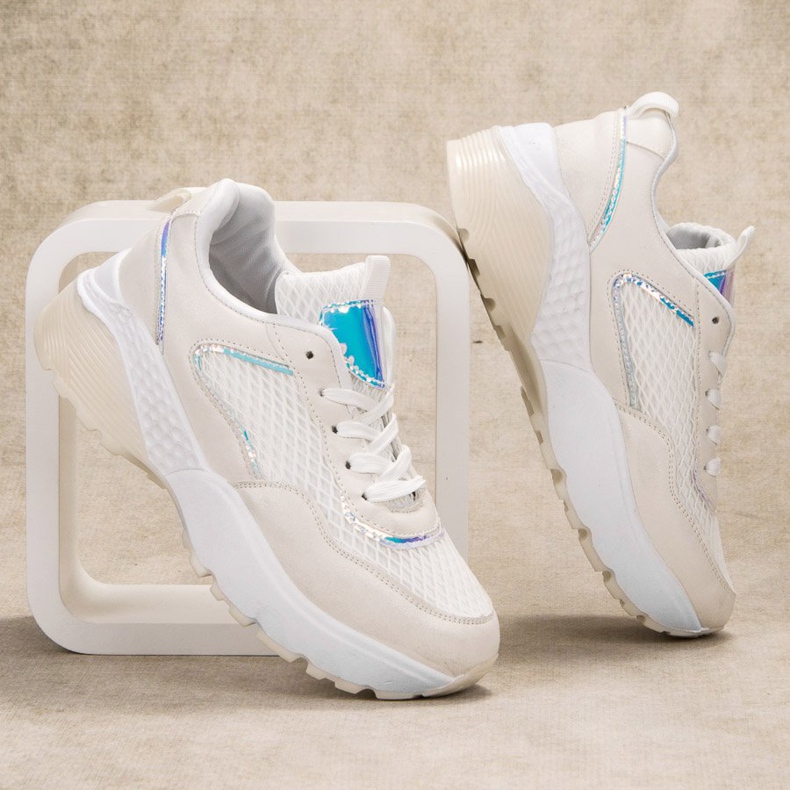SHELOVET Scarpe sportive da donna bianco 2