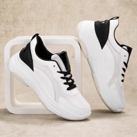 SHELOVET Scarpe sportive bianche bianco 1