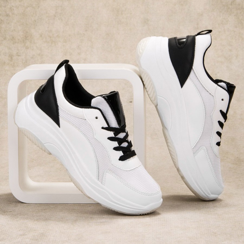 SHELOVET Scarpe sportive bianche bianca 1
