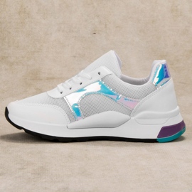 SHELOVET Scarpe sportive comode bianco 1