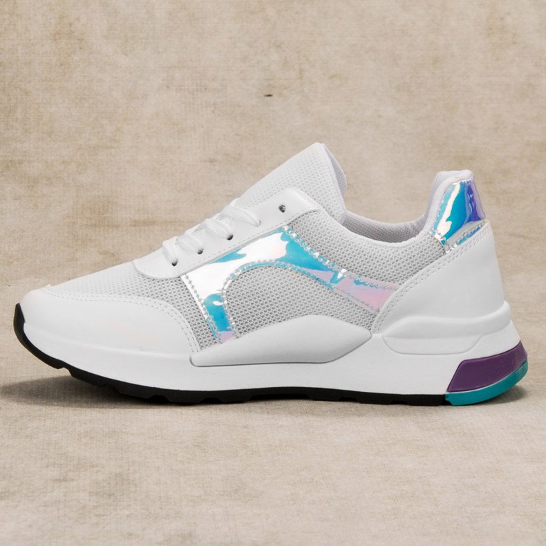 SHELOVET Scarpe sportive comode bianca 1