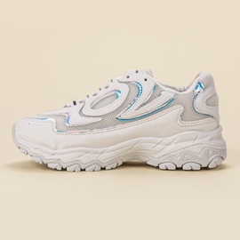 Kayla Scarpe sportive da donna bianca 1