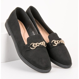 SHELOVET Signori in pelle scamosciata nero 2