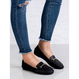 SHELOVET Mocassini in ecopelle nero 2