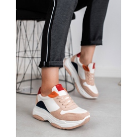 SDS Scarpe da ginnastica leggere marrone multicolore 1