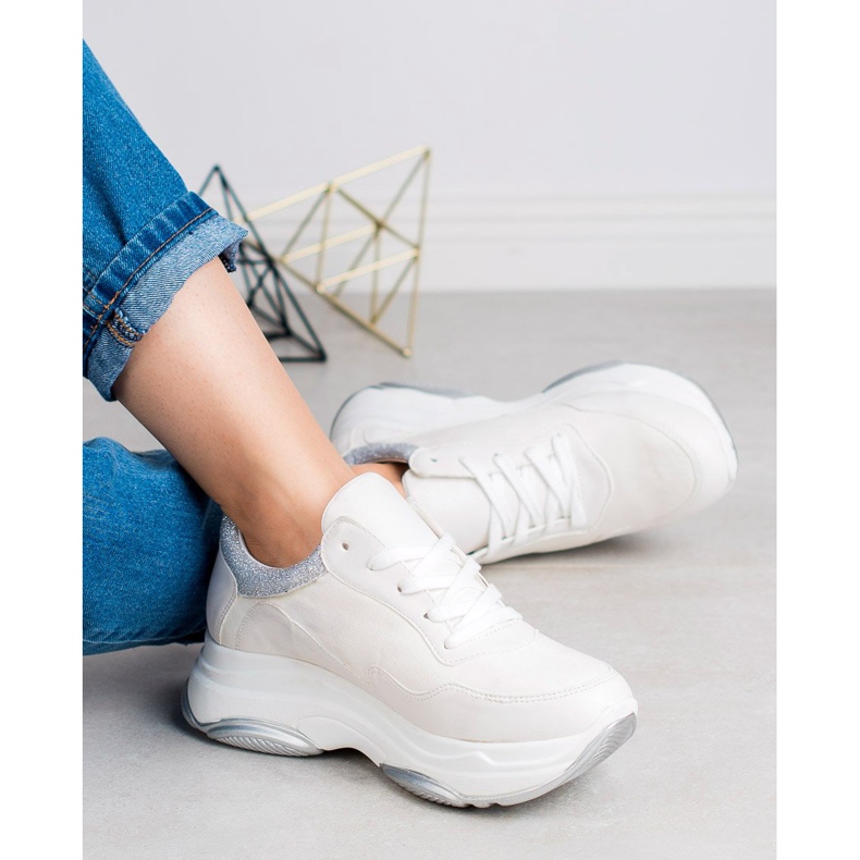 SDS Scarpe da ginnastica leggere bianca 1