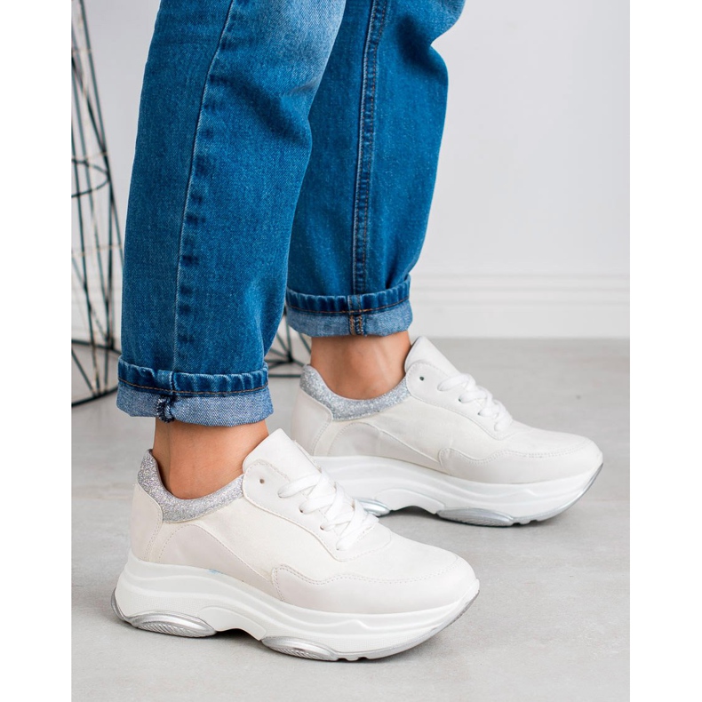 SDS Scarpe da ginnastica leggere bianco 2